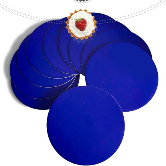 QIQEE Food-Grade Cardboard Cake Plates - 40 PACK!! 🎂🎂 - Picture 5 of 8